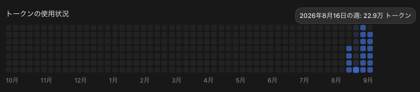 会社用の8月16日の週